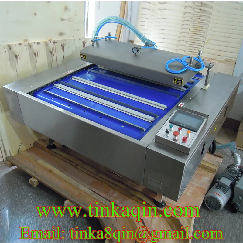 HVB-1020F هواليان المستمر فراغ آلة الختم سريع فراغ آلة التلقائي فراغ آلة الختم الغذاء اللحوم الفول فيغباب