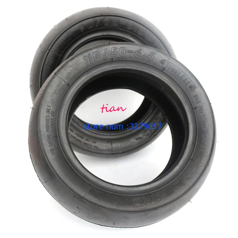 Super quality 90/65-6.5 Racing Slick Tire Pocket Bike Street Slick 110/50-6.5 Tire Off-Road Tubeless for 49cc mini pocket bike