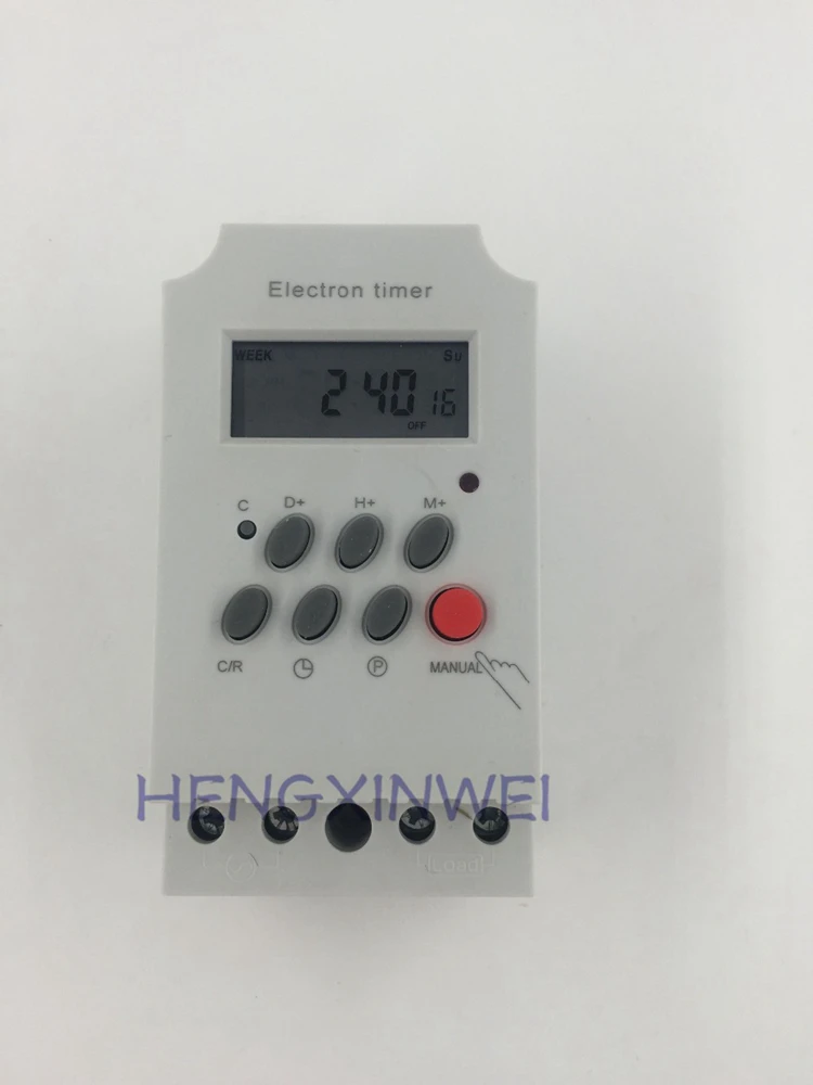 Din Rail Digital Programmable Electronic Timer Switch KG316T-II LCD Microcomputer 25A