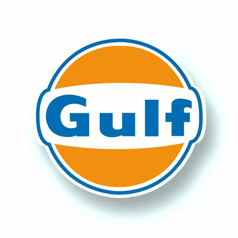 

Creative Gulf Logo Car Stickers Motorcycle Decals Waterproof Sunscreen PVC Truck Decal Car Decal Decoration