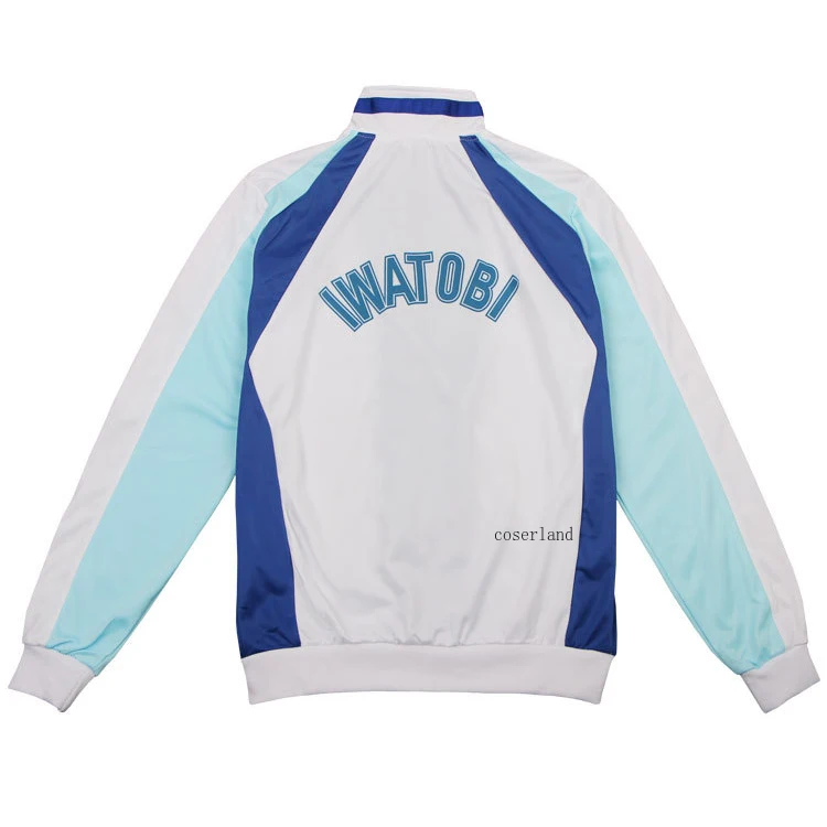 Anime Free! Iwatobi Swim Club Haruka Nanase Cosplay Jacket  Makoto Tachibana Swim Costume Nagisa Hazuki Men Zipper Hoodie