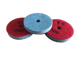 3 Inch 80mm Sponge Foam Fiber Nylon Diamond Polishing Pad For Granite Marble Stone Grinding And Cleaning