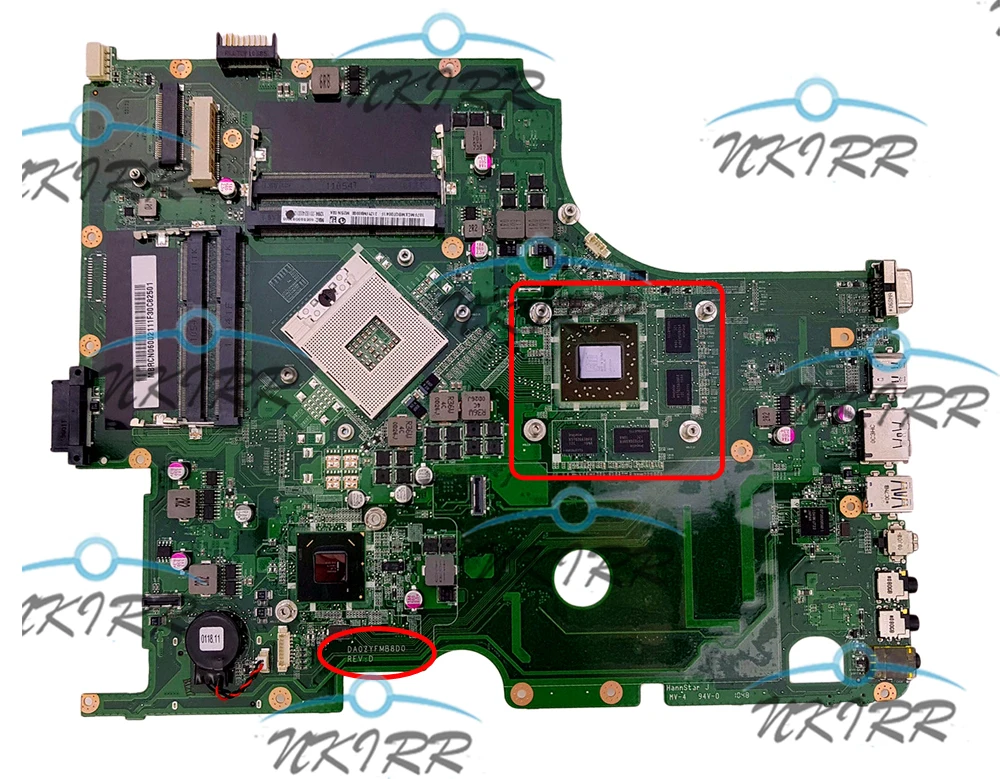 

DA0ZYFMB8D0 ZYF HD6630M/HD6850M 1G/2G MBRCR06001 MBRCR06002 MBRCN06001 MBRCN06002 S989 for Acer Aspire 8950G 8950 Motherboard