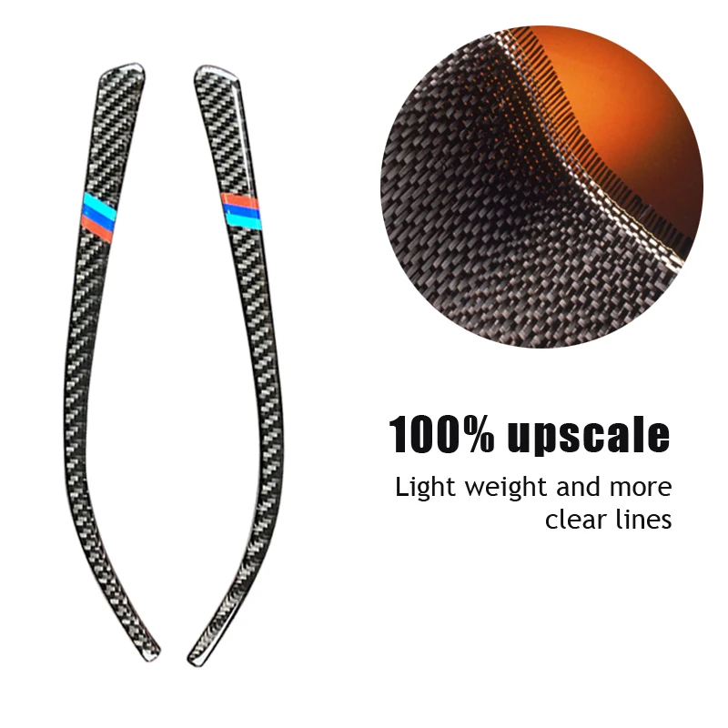 For bmw f30 f34 3 Series 3GT Carbon Fiber Styling Rearview Mirror Anti-Rub Strips Protector Anti-collision Strip Car Accessorie