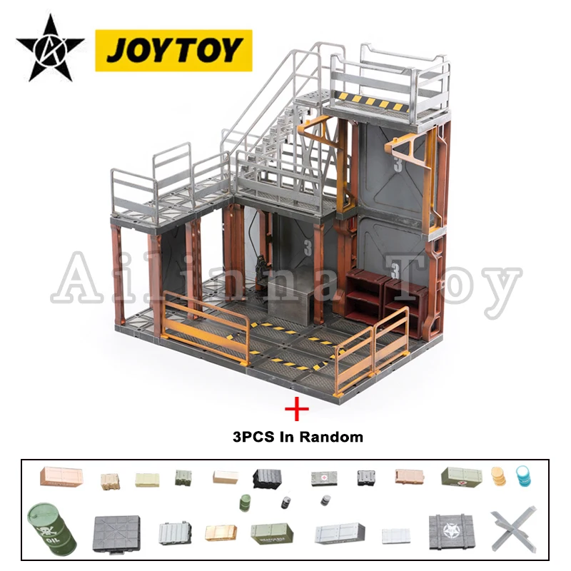 

JOYTOY 1/18 Diorama Mecha Depot Testing Area (Free Accessories Included) Anime Model Toy