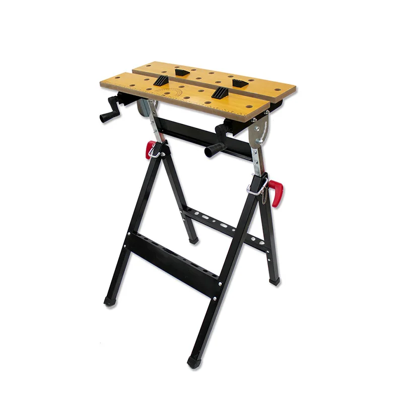 

Foldable Woodworking Table Moving Table Multifunctional Household Woodworking Table DIY Folding Simple Operation Table Tools