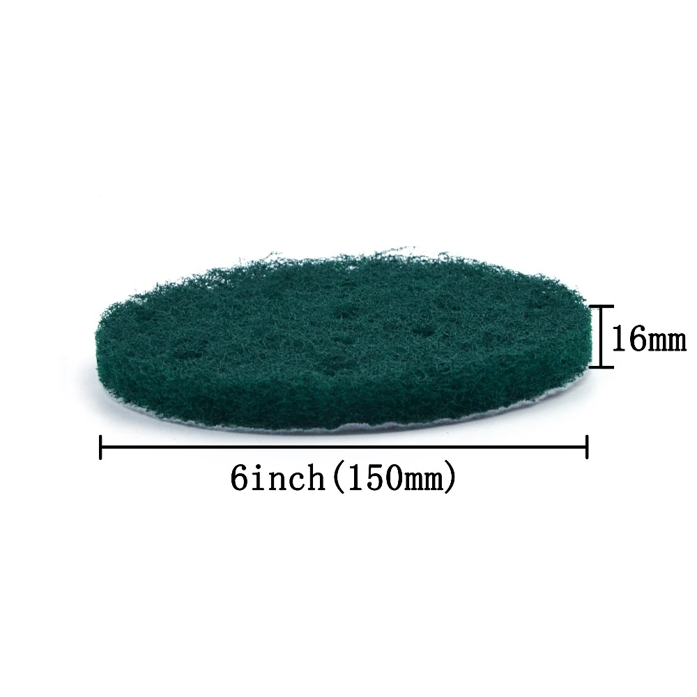 POLIWELL 2PCS 6 Pollici 150 millimetri 240/1000 Grit Lavaggio Pastiglie Affollamento Industriale Purga Pad Heavy Duty Per La Pulizia per la Casa automotive