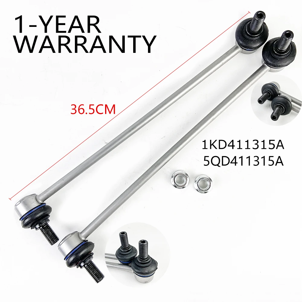 2pcs Stabilizer link front for VW Golf Tiguan FOX PASSAT EOS SUPERB OCTAVIA AUDI TT A3 OE 1K0411315G/N/B/E/S/J/R/A 5QM411315