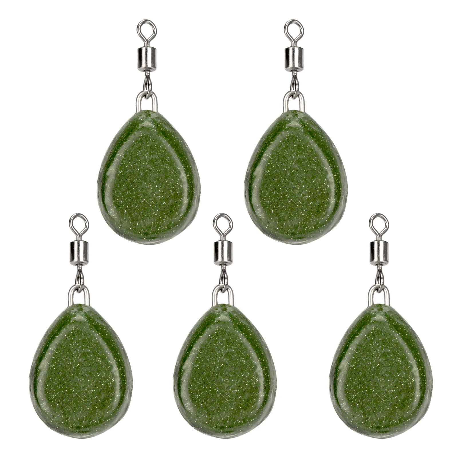 

1pcs Fishing Weight Sinker 56g 1.98oz Fishing Sinker with Swivel Freshwater Fishing Weights Carp Fishing