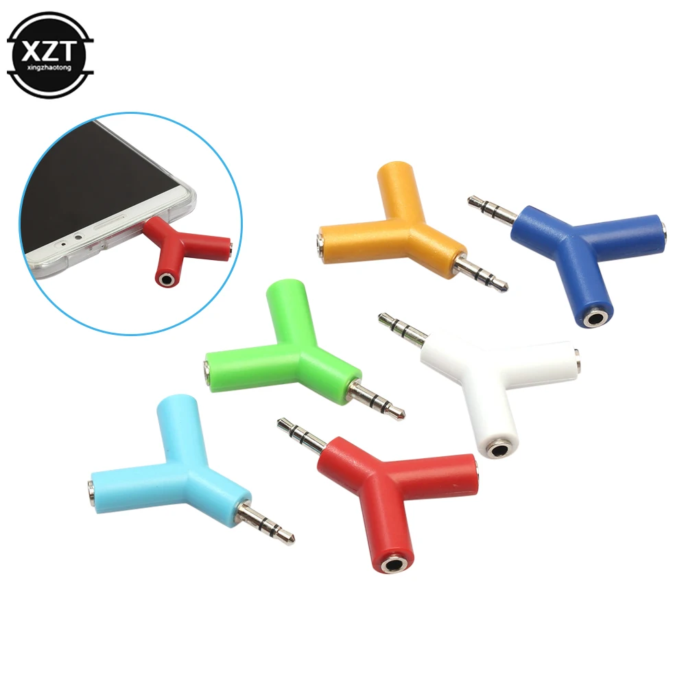 3.5Mm Hình Chữ Y Tai Nghe Chụp Tai Adapter Đôi Jack Adapter Cắm Tai Nghe Stereo Bộ Chia Cho Máy Tính/MP3 Điện Thoại Thông Minh Người Chơi cáp Âm Thanh