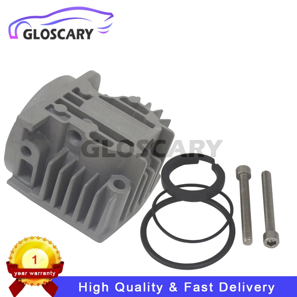 New Air Suspension Pump Repair Kits For Audi Q7 A6 C6 VW Touareg Cayenne Cylinder Head + Piston Ring + O Ring 7L0698007D