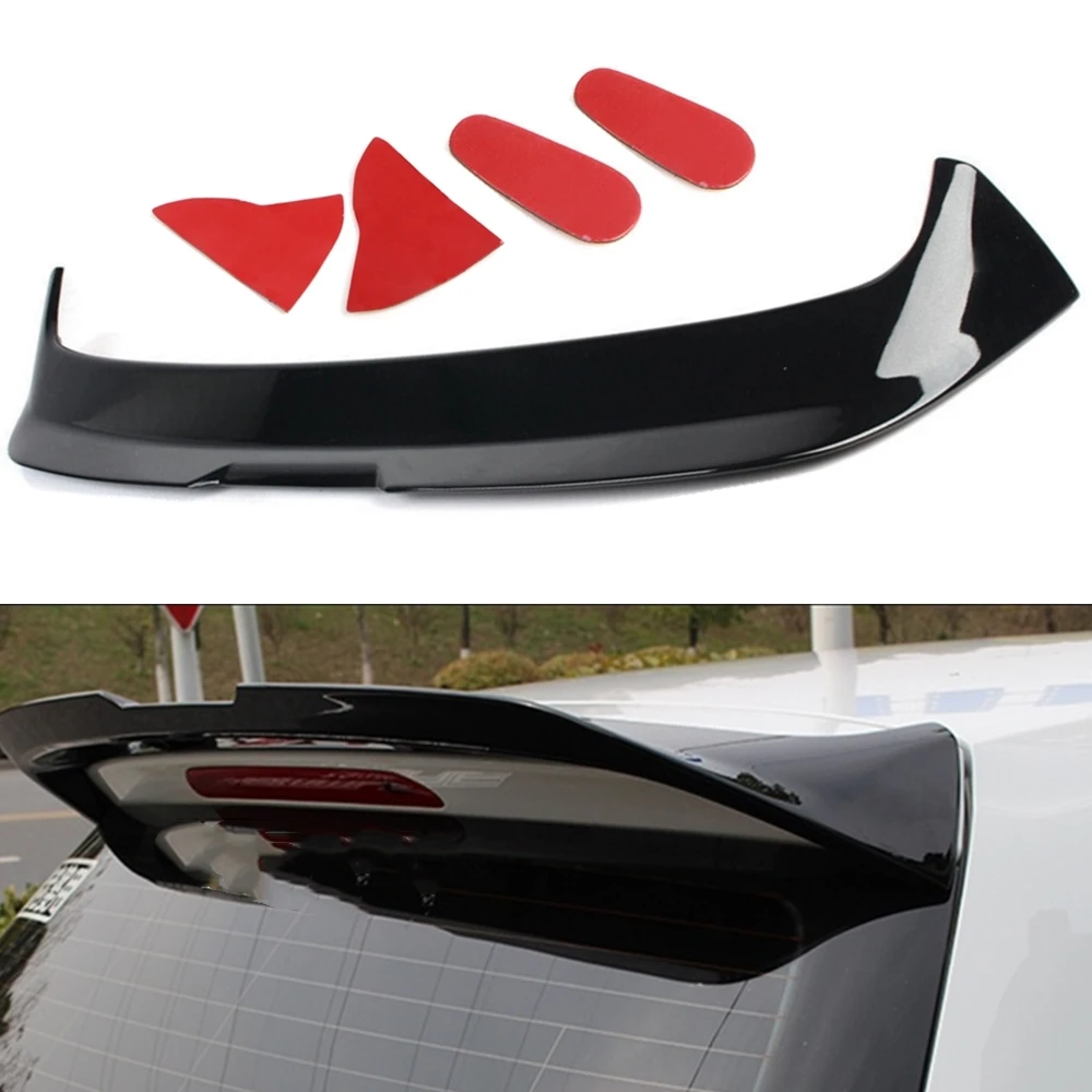 

Rear Roof Spoiler Wing For Volkswagen Golf VW Golf7/7.5 2014 2014-2019 Glossy Black Car Tail Gate Trunk Window Splitter Lip Trim