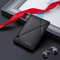 Men's Leather Wallet ultra thin vertical card holder multi function driver's license wallet high grade brand short Coin Purse