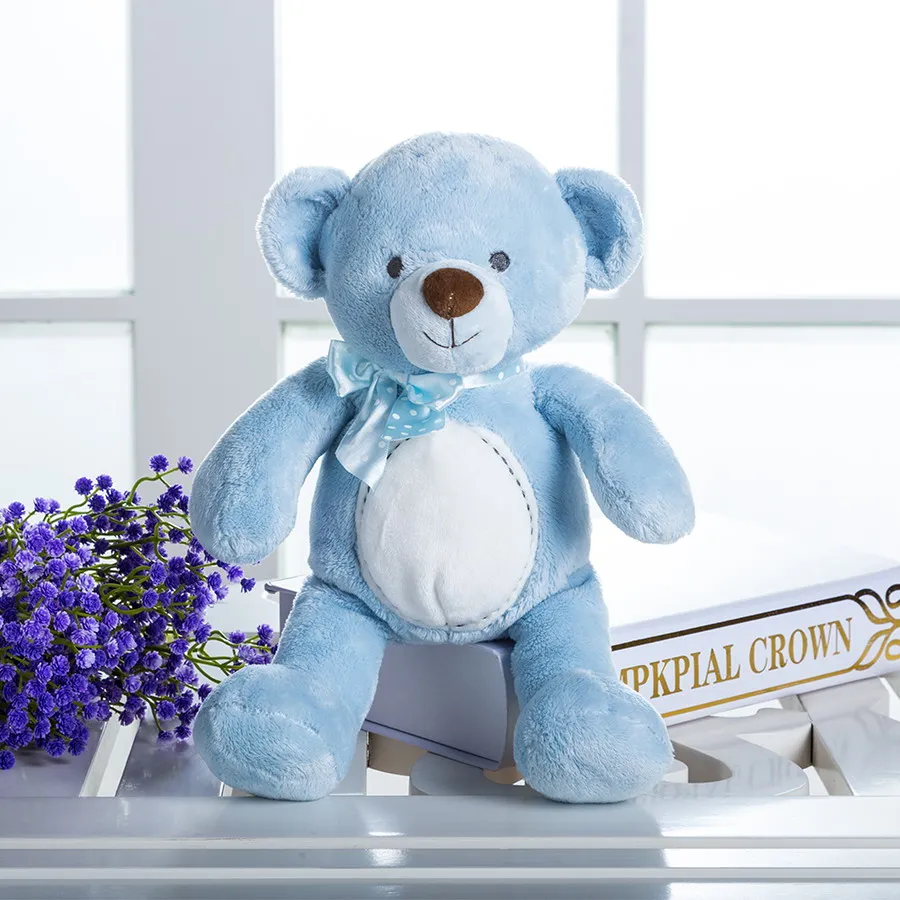 Kawaii Stuffed Toy Baby Blue Teddy Bear, 12\