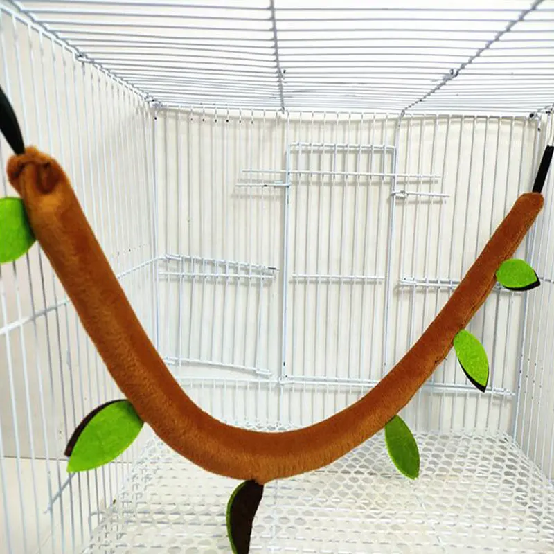 5 pz/set nido della fune foresta criceto amaca giocattoli morbidi foglia Tunnel giocattolo letto appeso casa gabbia calda ceppo di animali giocattolo piccolo animale domestico