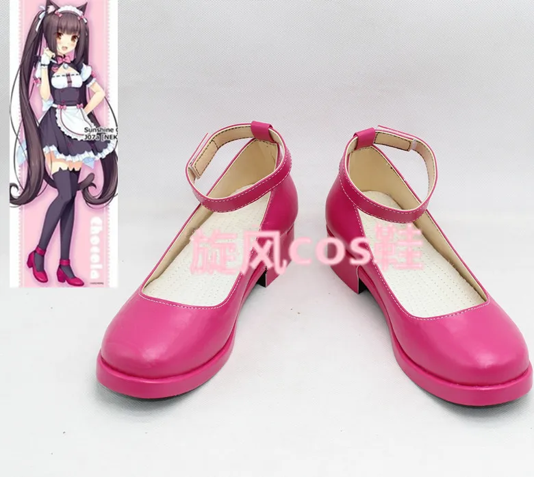 Anime New Nekopara chocolat vanilla Cosplay Boots Shoes Custom Made