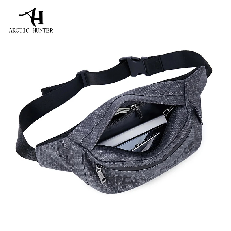 Men Waist Bag Pack Travel Phone Belt Bag Pouch for Men Women Casual Shoulder Crossbody Canvas Bag for Belt Unisex Hip Bag