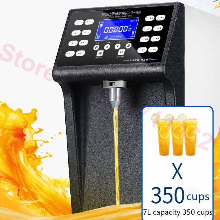 Automatic Fructose Dispenser 16 Grid Quantitative Fructose Filling Machine Syrup dispenser Bubble tea shop Milk tea Equipment