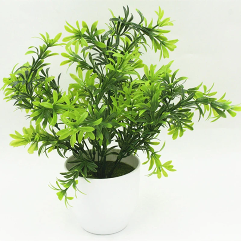 Creative Artificial Greenery Stem Decorative Lifelike Artificial Plant Branch Faux Plant Premium Plastic Office Home Decoration