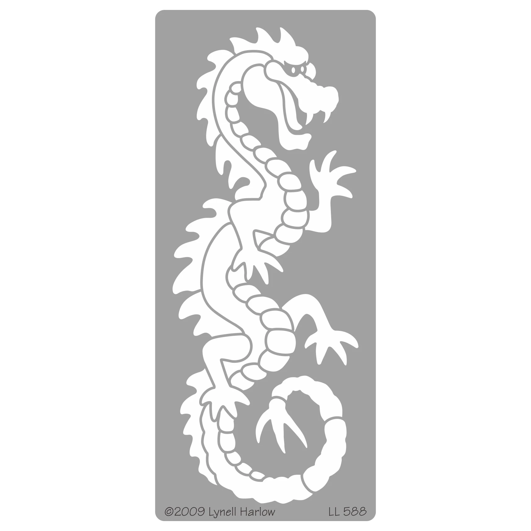 

Embossing Dreamweaver Stencils LL 588 Vertical Dragon