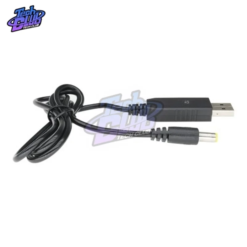 USB to DC Power Cable USB to 5.5x2.1mm DC Plug Jack 5V to 9V 12V DC-DC Step Up Booster Power Converter Inverter Cable