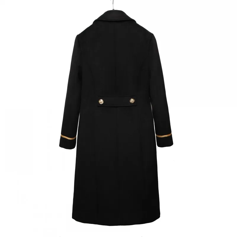 Fashion Spring New Men Slim Fit Woolen Blends Overcoat Double Breasted Long Trench Coat Fashion Wool Windbreaker Outwear Coats