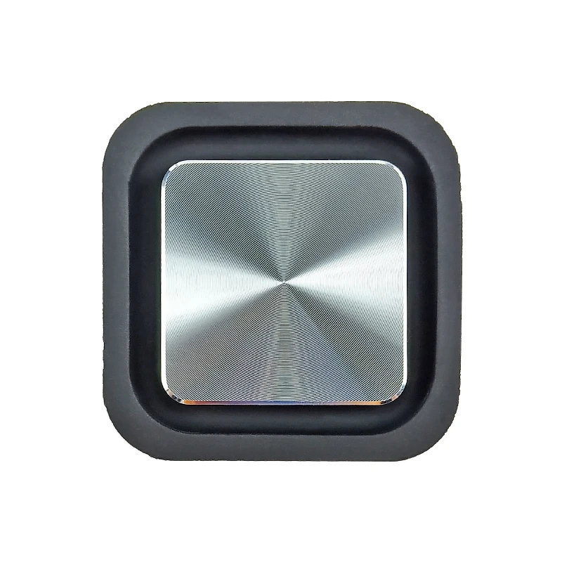 GHXAMP 50 مللي متر * 50 مللي متر المتكلم مربع باس الاهتزاز الحجاب الحاجز السلبي المبرد لوحة معدنية القرص الحرفية سبيكة نحى منخفضة التردد 2 قطعة