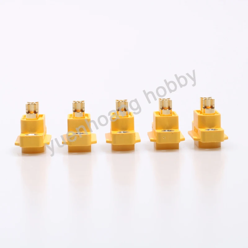 5PCS AMASS XT60E1-M Stecker Rahmen Feste Montierbare XT60 Stecker mit Schrauben für RC Racing Modelle Multicopter Feste Bord DIY