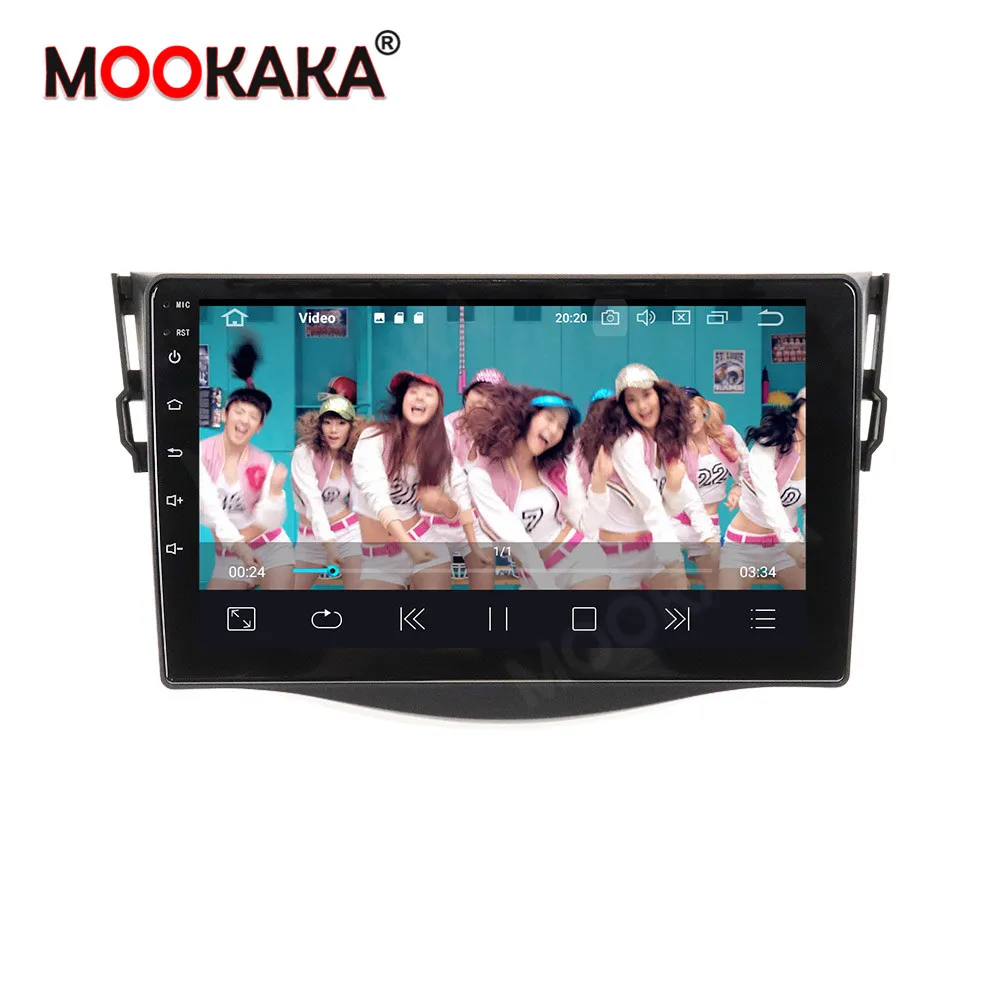 car dvd player For Toyota RAV4 XA30 2005-2012 Android 10.0 GPS Navigation Multimedia Auto Radio Player  stereo HeadUnit dsp BT