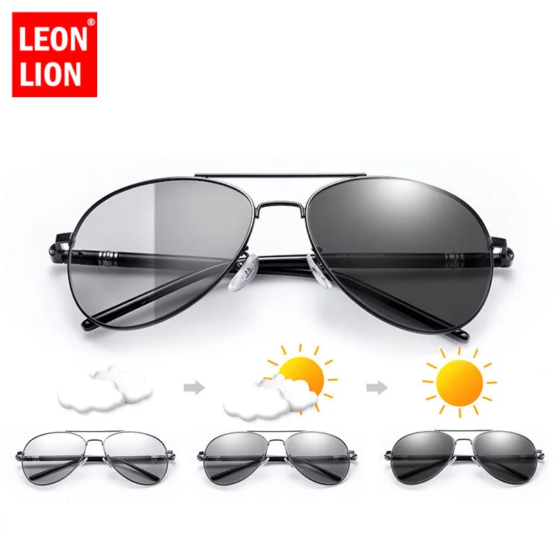 LeonLion Retro Sunglasses Men Polarized Vintage Sun Glasses For Men Polarized Sunglasss Men Brand Gafas De Sol De Los Hombres