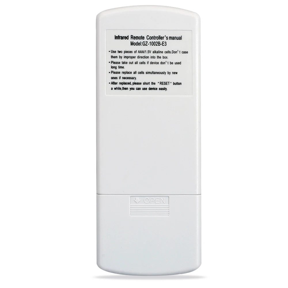 Acondicionador de aire acondicionado control remoto universal adecuado para galanz GZ-1002A-E3 GZ-1002B-E1 GZ-1002B-E3 GZ01-BEJ0-000