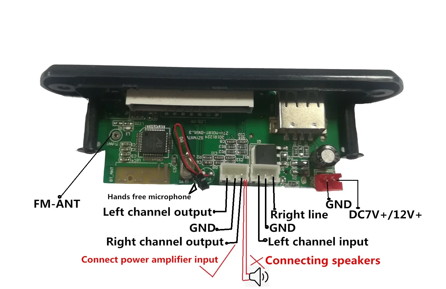 Auto umgerüstet 12V stereo Wireless 5,2 BT-spieler auto hände freies MP3 decoder multi funktion decoder farbe bildschirm audio modul