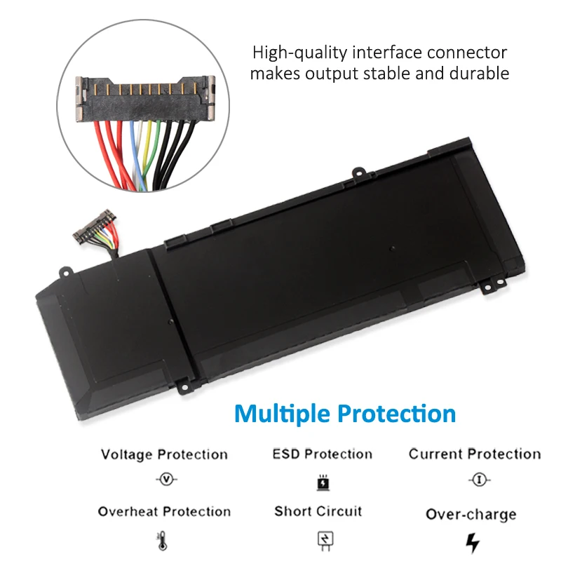 KingSener 1F22N 60WH Laptop-Akku für DELL ALIENWARE 2018 Orion M15 M17 R1 P82F P40E P79F P37E Inspiron G5 5590 G7 7590 7790