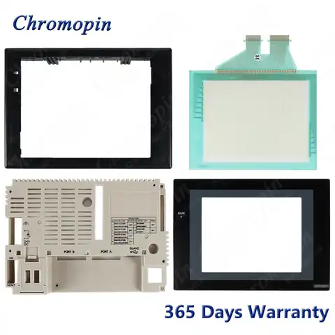 전면 및 후면 케이스 커버, Omron NS5 NS5-SQ10B-V2 NS5-SQ11B-V2 NS5-TQ00B-V2 NS5-SQ10B-ECV2, 전면 오버레이 및 터치스크린 포함