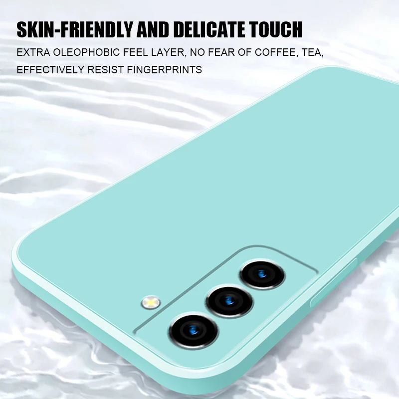 Flüssiges silikon gehäuse original für samsung galaxy s21 s22 s23 s24 ultra s8 s9 s10 note 8 9 10 20 plus stoß feste abdeckung tpu