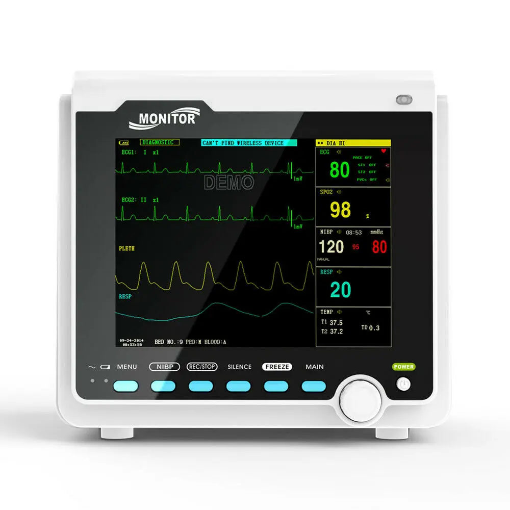 CONTEC Factory Store Veterinary VET Vital Signs Patient Monitor Multi-Parameters With Thermal printer, Capnograph Etco2