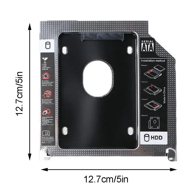 Adaptador de disco duro SSD HDD Caddy para Apple MacBook Pro-A1278 A1286 A1297