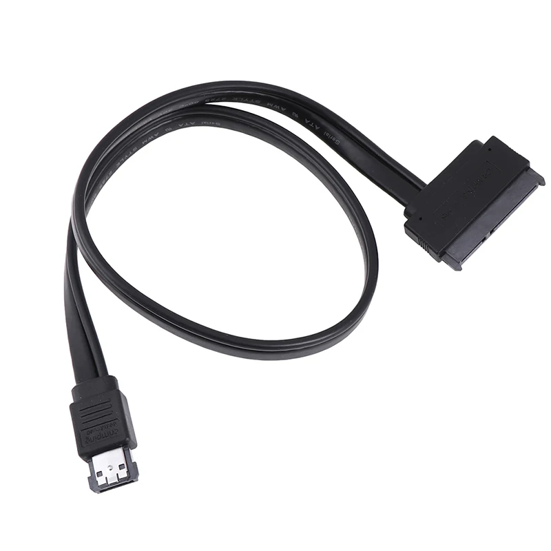 1pc Power Esata Usb 2.0 5v 12v Combo To 2.5'' 3.5'' 22pin Sata Hdd Adapter Cable High Quality