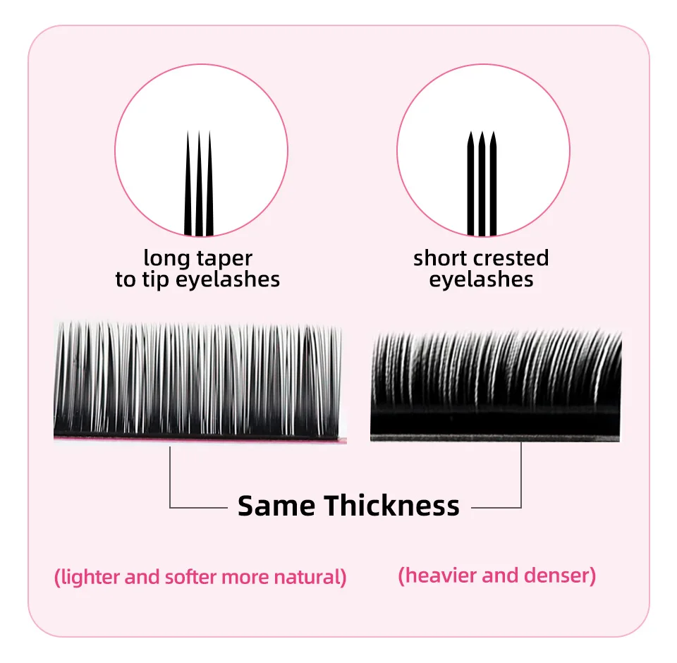 RUJADE 20mm Wimpern Wimpern für Verlängerung 15-20mm Lange Falsche Wimpern Russische Silk Lash Matte Schwarz Individuelle wimpern Verlängerung – Detail 7