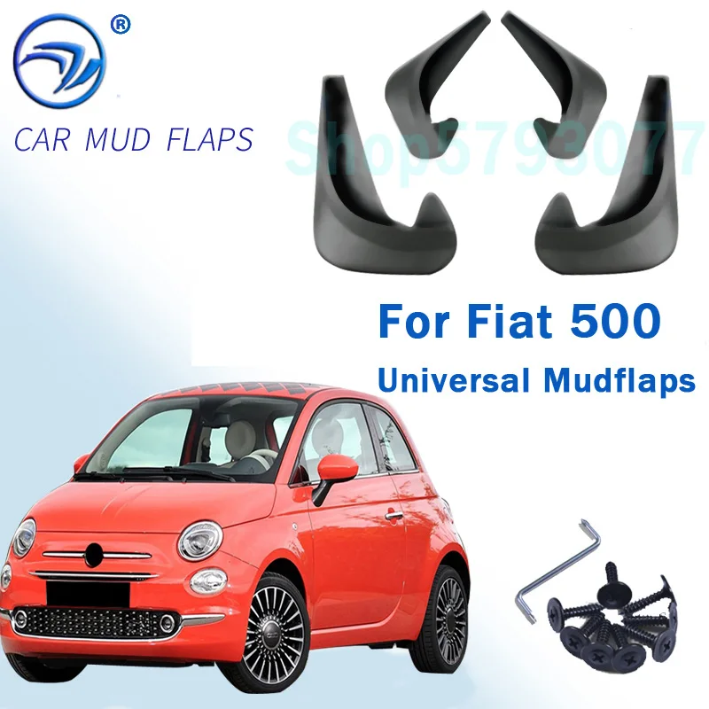 4pcs Universal Mud Flaps Mudflaps Splash Guards Mudguards Front Rear For Fiat 500 500x Bravo Punto Linea Palio Panda Dodge Neon