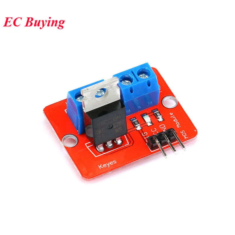 10Pcs/1pc Dimmer 0-24V Top Mosfet Button IRF520 MOS Driver Module IRF 520 For Arduino MCU ARM Raspberry pi