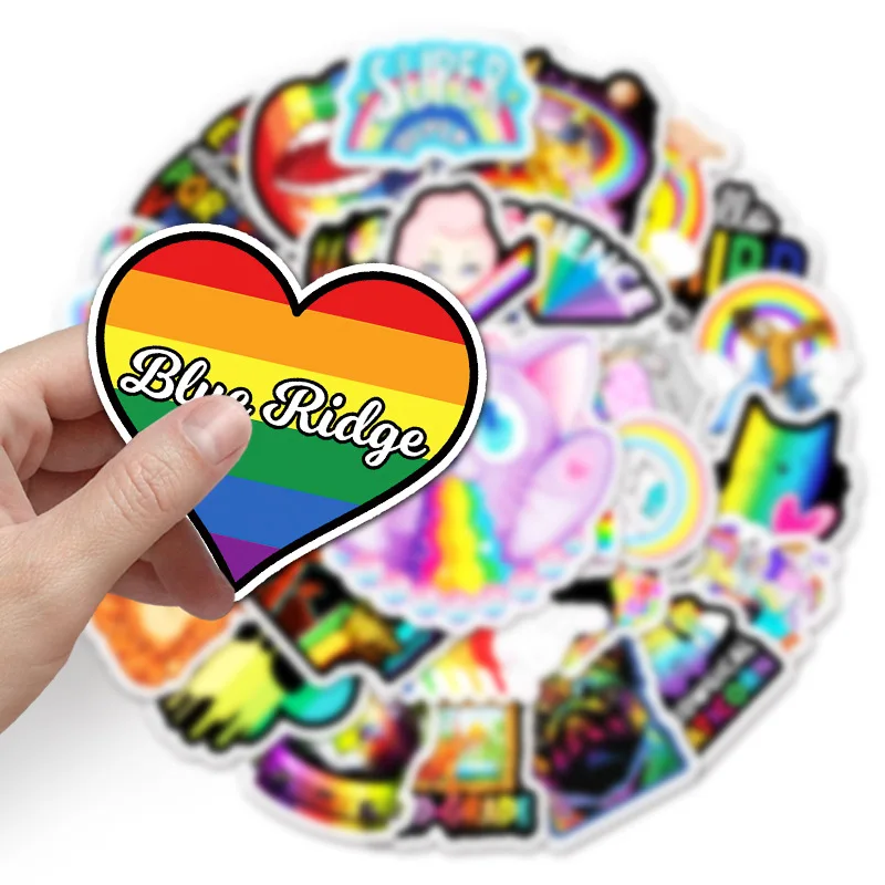 50/100pcs/pack Rainbow Sexy Graffiti Stickers for Gay LGBT Aesthetics Laptop Phone Skateboard Luggage Bike Sticker Decal Kid Toy