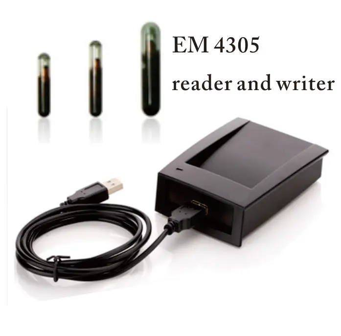 glass tag or EM4305 reader and writer 125-134.2KHZ ISO 11784/85 card reader, animal chip write code machine provide SDK