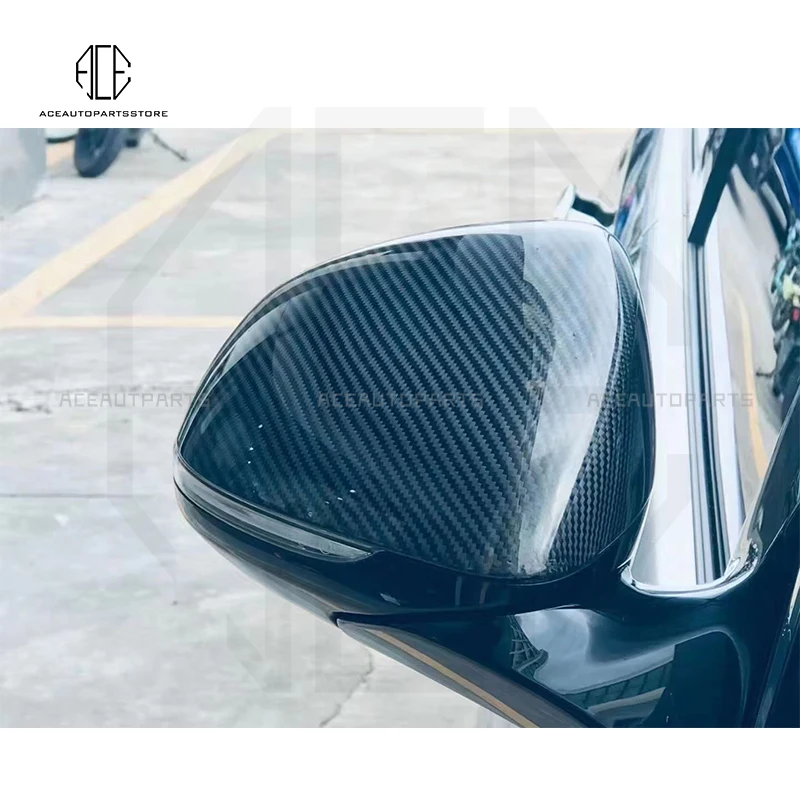 Real Carbon Fiber mirror For Mercedes-Benz S Class W223 Side Rearview Mirror Cover Trim Side Wing Mirror Caps 2022 C-Class W206