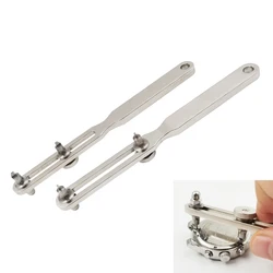 Stainless Steel Screwed Watch Back Case Opening Wrench Tool, Multi-Function 13mm to 65mm Adjustable Watch Back Opener