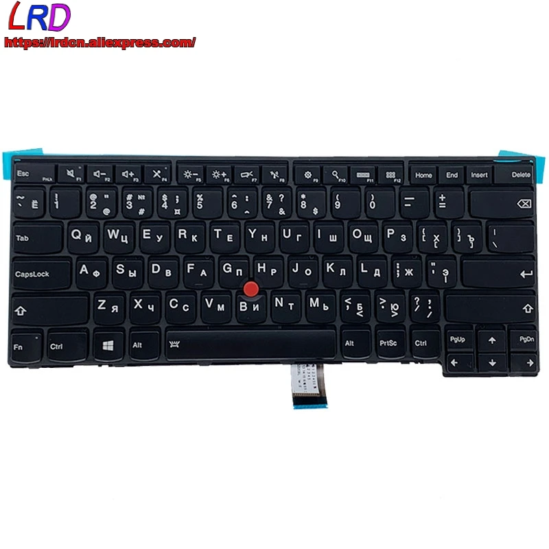 New Original RU Russian Backlit Keyboard For Lenovo Thinkpad T431S T440 T450 T460 T440S T450S T440P Laptop 01AX333 With Light