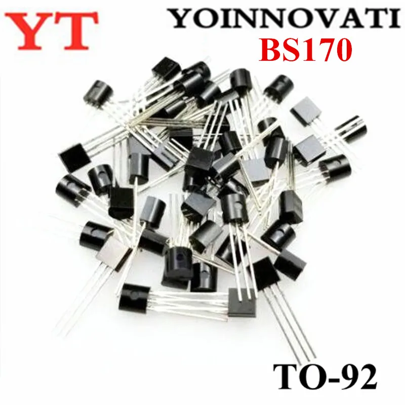 100PCS 1000PCS BS170 TO-92 FETs MOSFET N-CH 60V 500MA