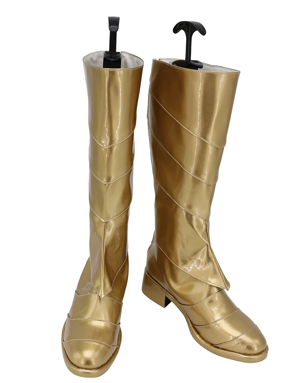 Fate Grand Order Oda Nobunaga Cosplay Boots Golden Shoes Custom Made for Unisex Halloween Party Cosplay (3)