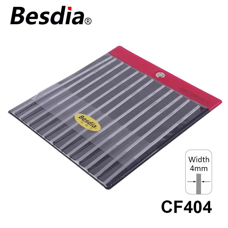 TAIWAN Besdia Diamond Flat Hand Files Diamond Files for Metal Stone Carving Craft Plating Diamond File Set Hand Tools CF400