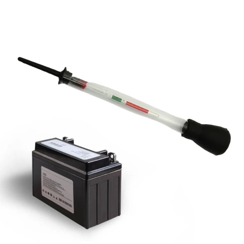 High Precision 0.005 Battery Hydrometer Testing Electrolyte Level Density Lead Acid Specific Gravity Suction Type